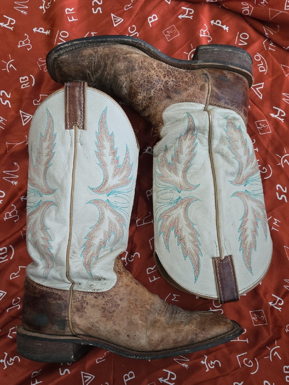 Justin Bent Rail Womens Boots Size 9